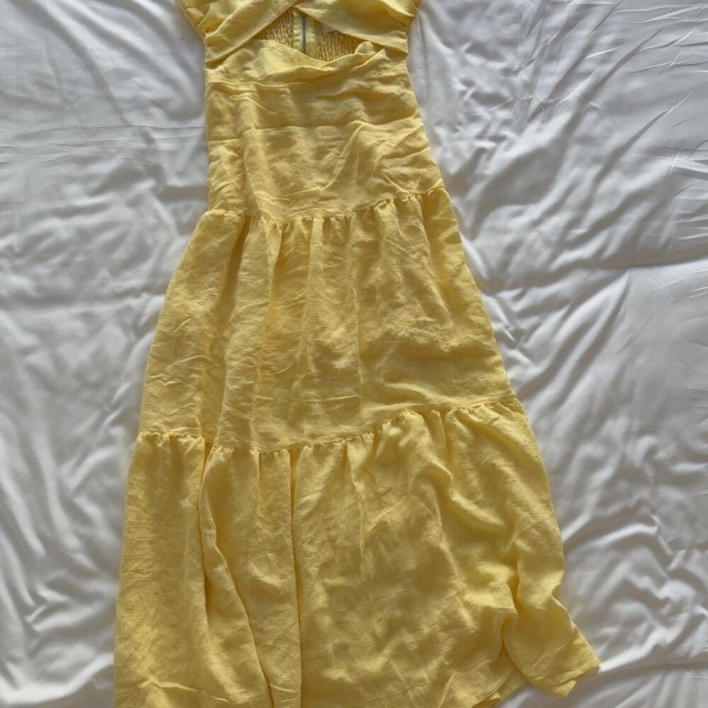 Hello Molly yellow midi maxi sun summer dress
